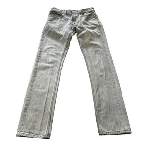 Levi's 511 Skinny Gray Jeans Men's 32x32 Straight‎ Stretch Denim Pants Faded